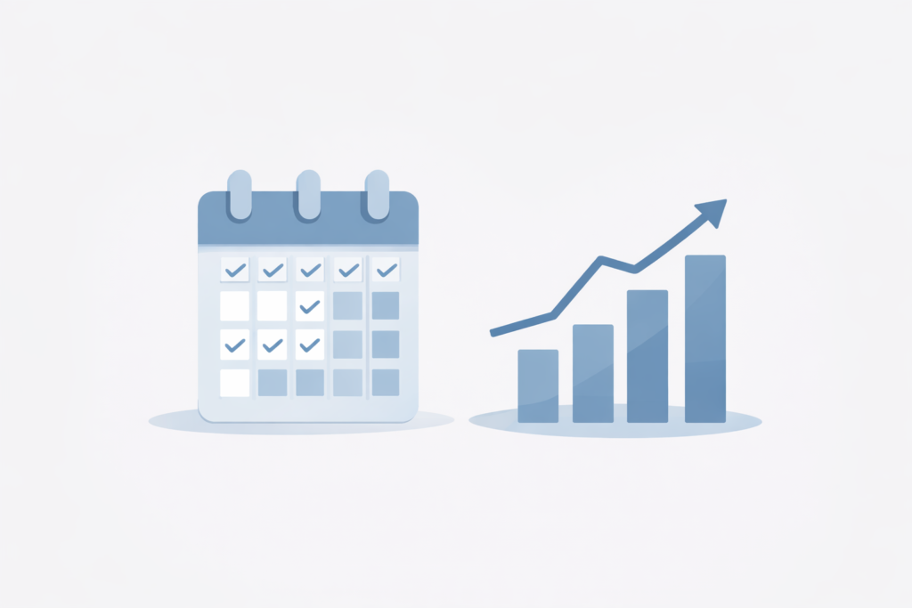 Croissante constante grâce à l'investissement